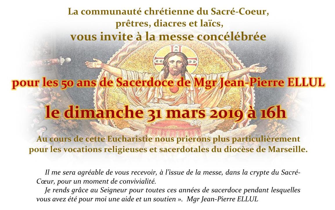 50 ans Sacerdoce Mgr Jean Pierre ELLUL