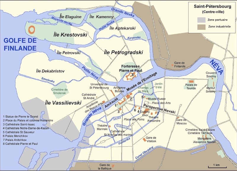 Plan Saint Petersbourg